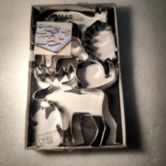 IKEA Kitchen Ikea Drommar Metal Cookie Cutters Set Of 6 Wildlife